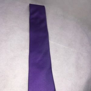 NWOT JOHN W NORDSTROM Purple Skinny Silk Tie.